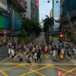 Pedestrian crossing Nathan Road | Hong Kong
