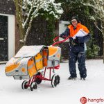 Postman in the snow | Amsterdam | The Netherlands