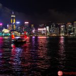 Chinese junk boat at the skyline of Hong Kong | #3