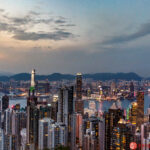 Hong Kong's skyline taken from The Peak